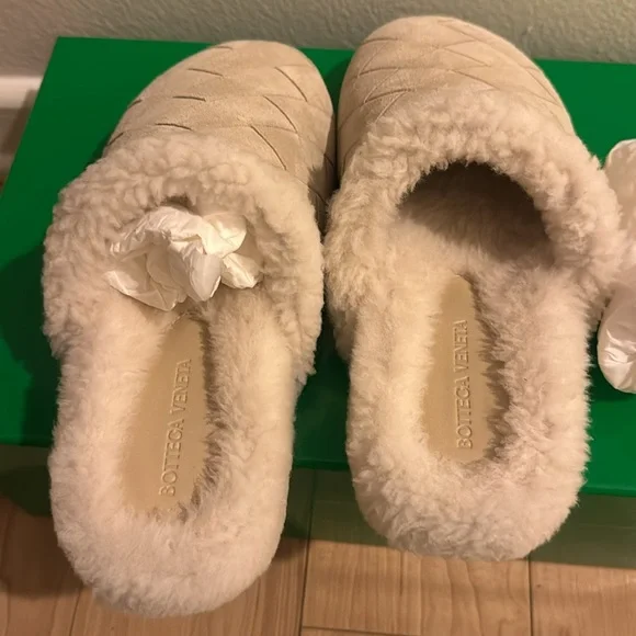 NWT Bottega Reggie Flat in  coco cachemire - Picture 5 of 10